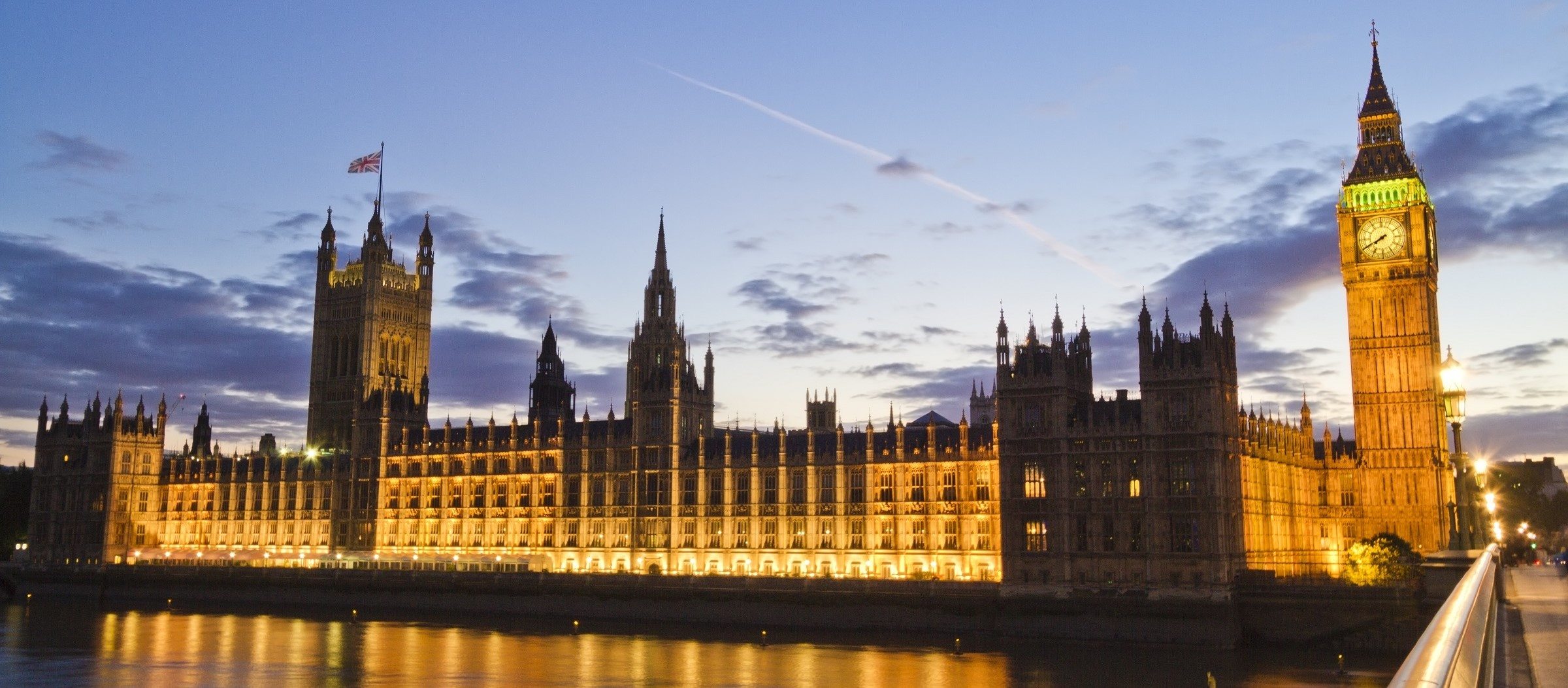 westminster at sunset