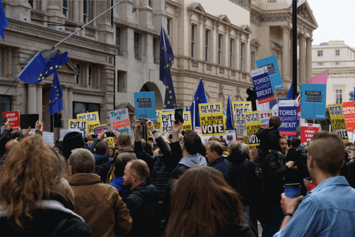 Brexit protest